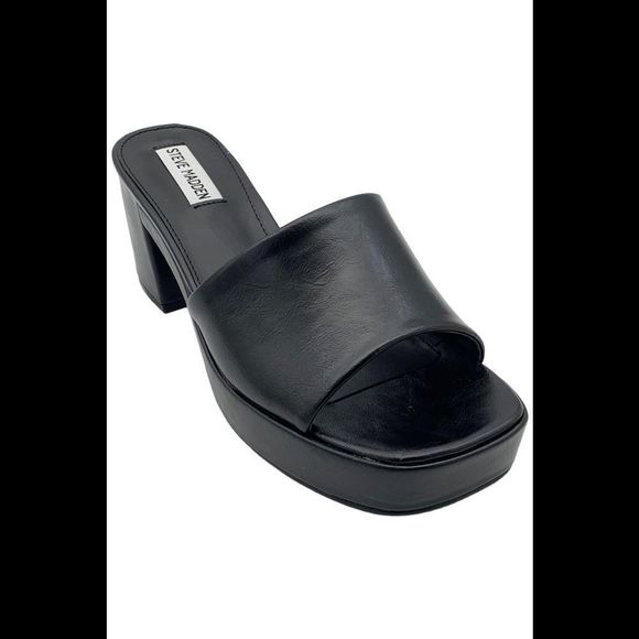 Steve Madden Women's Islah Sandal Black - Wide - Picture 1 of 3